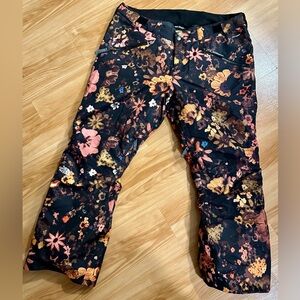 The North Face Ski Snow Pants Women’s XL Flower Child Black Floral
